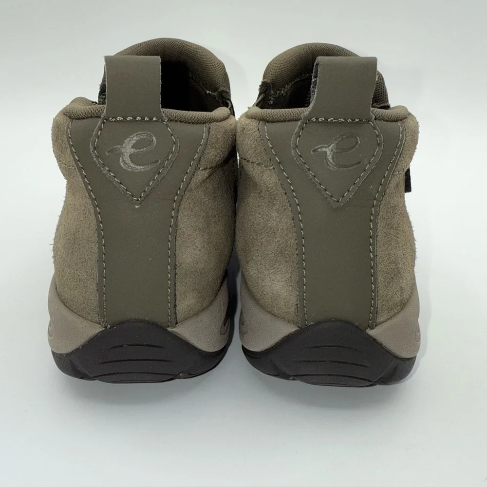 Easy Spirit Seevony Zip Ankle Boot, Sage Green Suede Leather Sz 6.5M
